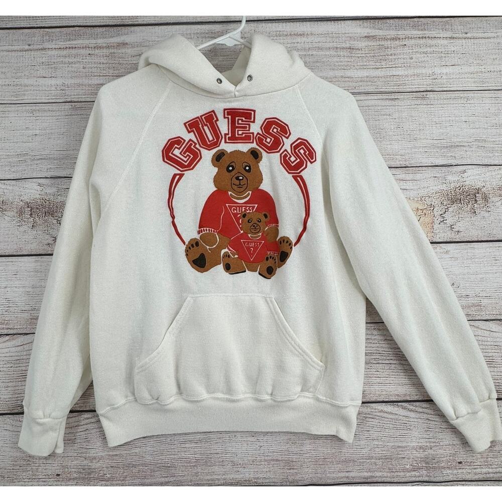 Vintage‎ Bassett Walker Guess Bear Sweatshirt Womens Large Made in USA